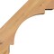 Ekena Millwork 3 1/2"W x 10"D x 10"H Merced Smooth Knee Brace, Western Red Cedar BRC04X10X10MRC00SWR - alternate 3